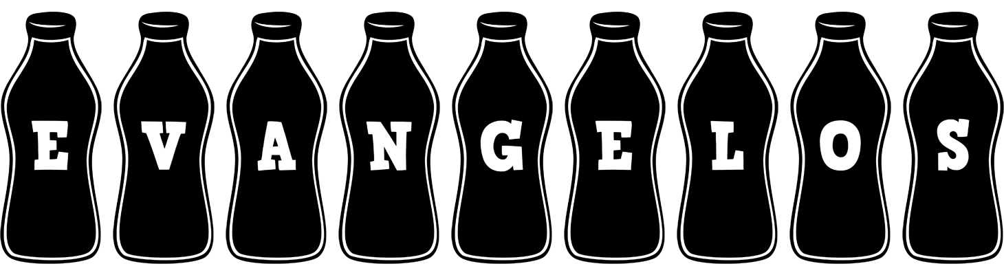 Evangelos bottle logo