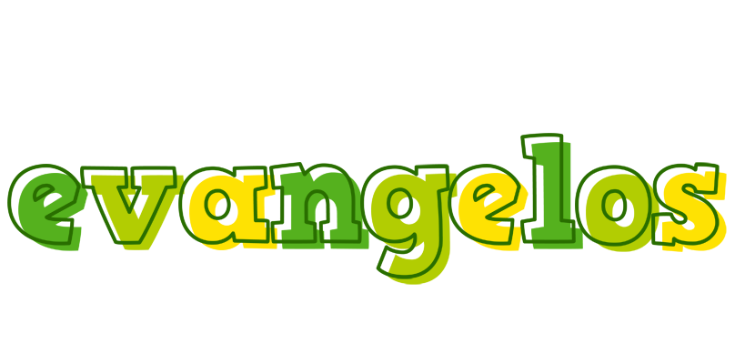 Evangelos juice logo
