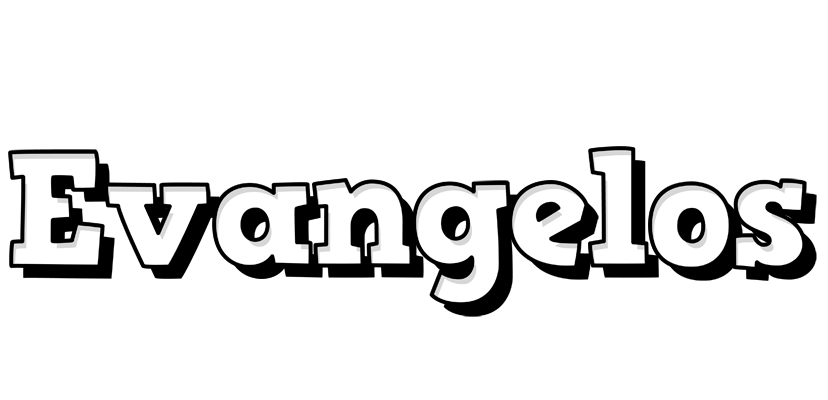 Evangelos snowing logo