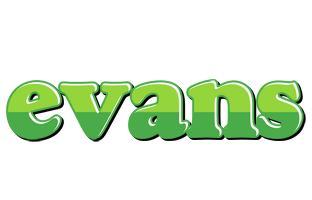 Evans apple logo