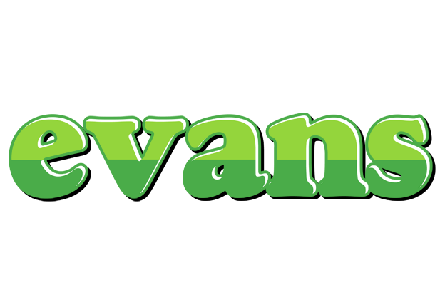 Evans apple logo
