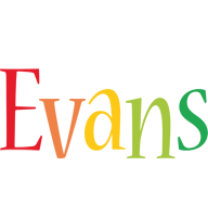 Evans birthday logo
