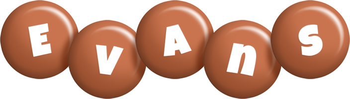 Evans candy-brown logo