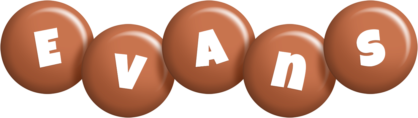 Evans candy-brown logo