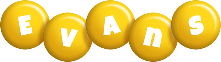 Evans candy-yellow logo