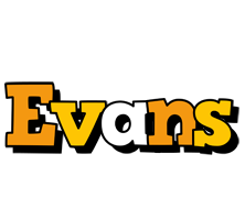 Evans cartoon logo