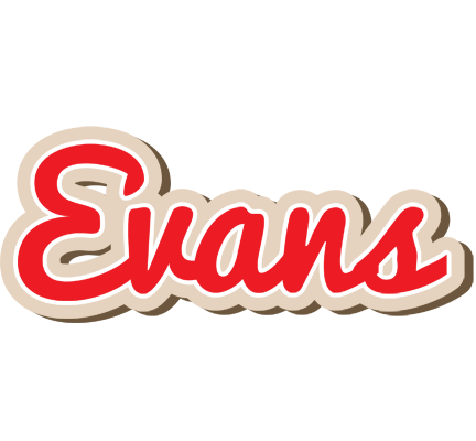 Evans chocolate logo