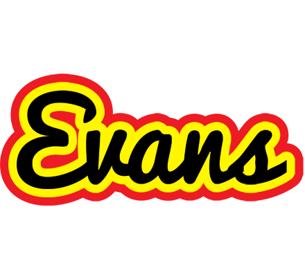 Evans flaming logo