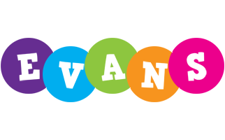 Evans happy logo