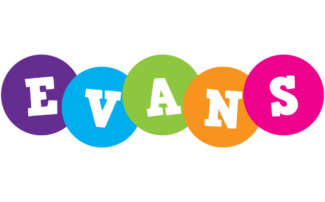 Evans happy logo