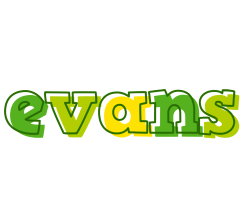 Evans juice logo