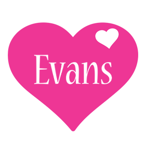 Evans love-heart logo