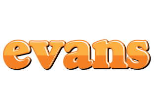 Evans orange logo