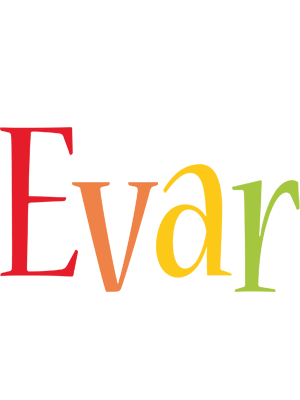 Evar birthday logo
