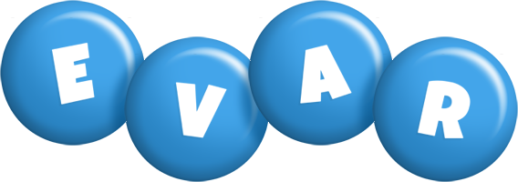 Evar candy-blue logo