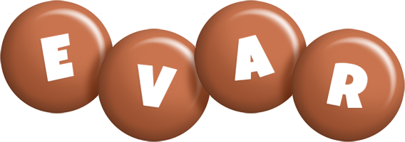 Evar candy-brown logo