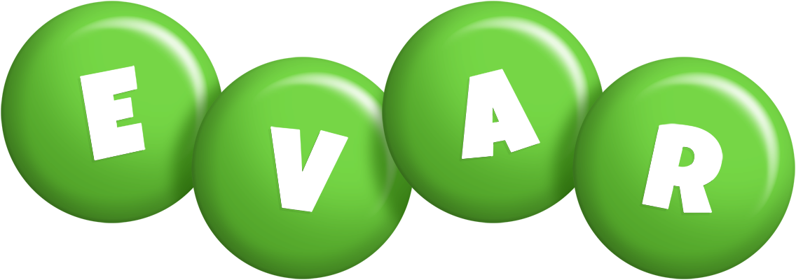Evar candy-green logo