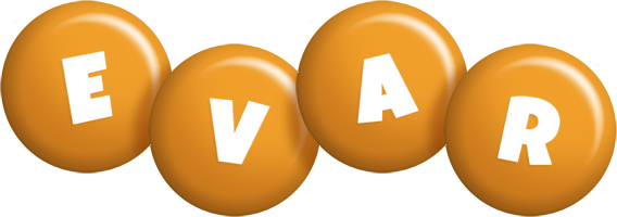 Evar candy-orange logo