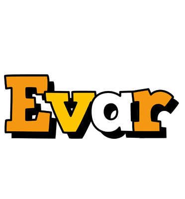 Evar cartoon logo