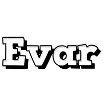 Evar snowing logo