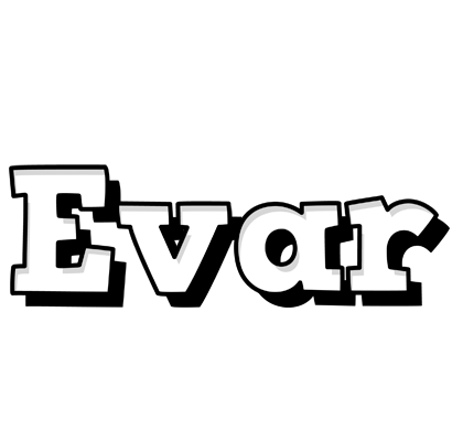 Evar snowing logo