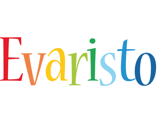 Evaristo birthday logo