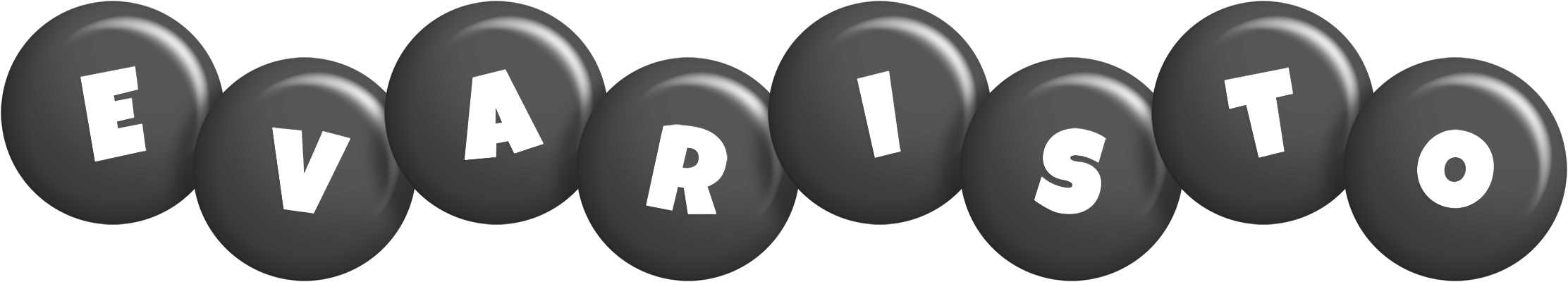 Evaristo candy-black logo