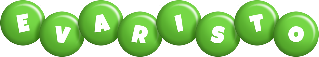 Evaristo candy-green logo