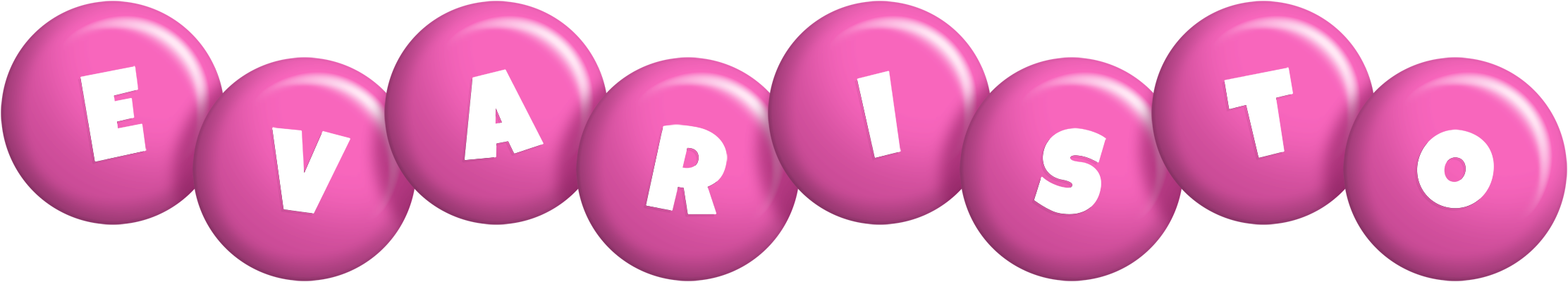 Evaristo candy-pink logo