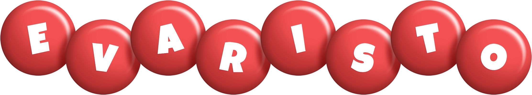Evaristo candy-red logo