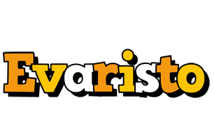 Evaristo cartoon logo