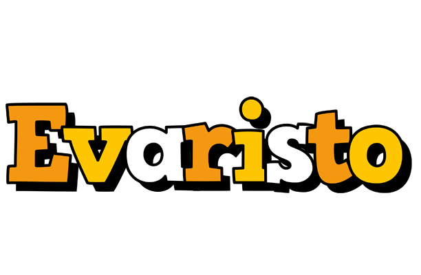 Evaristo cartoon logo
