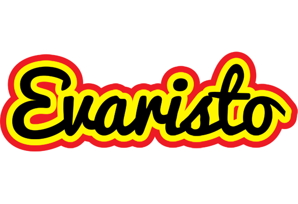Evaristo flaming logo