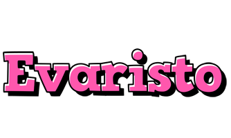 Evaristo girlish logo