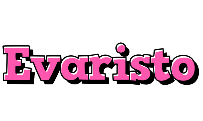 Evaristo girlish logo
