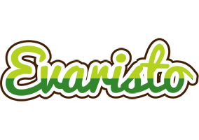 Evaristo golfing logo