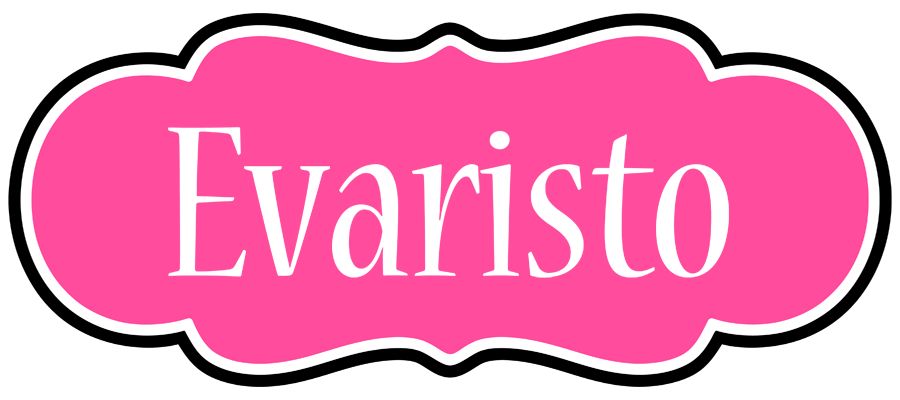 Evaristo invitation logo