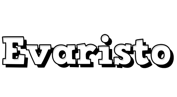 Evaristo snowing logo