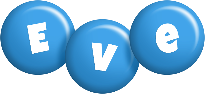 Eve candy-blue logo