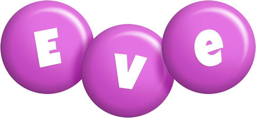 Eve candy-purple logo