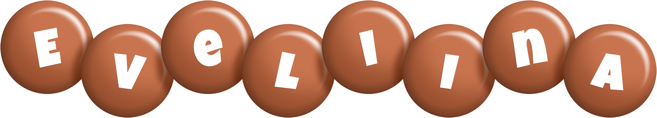 Eveliina candy-brown logo