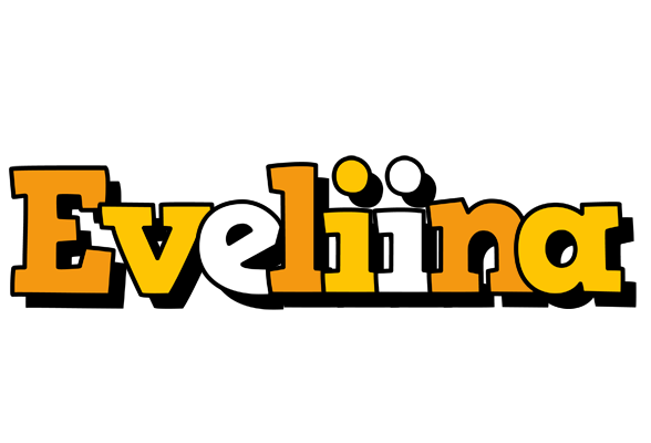 Eveliina cartoon logo