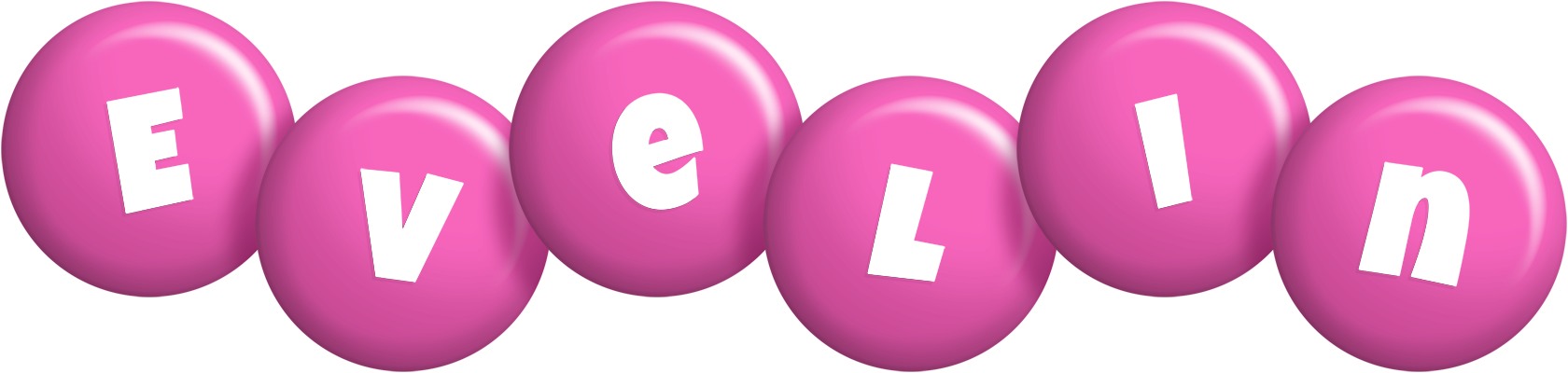 Evelin candy-pink logo