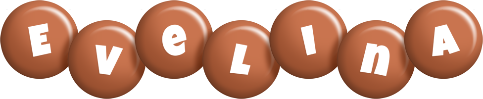 Evelina candy-brown logo