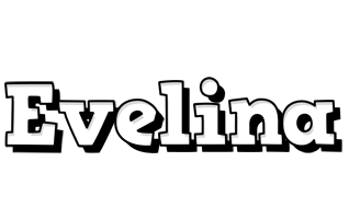 Evelina snowing logo