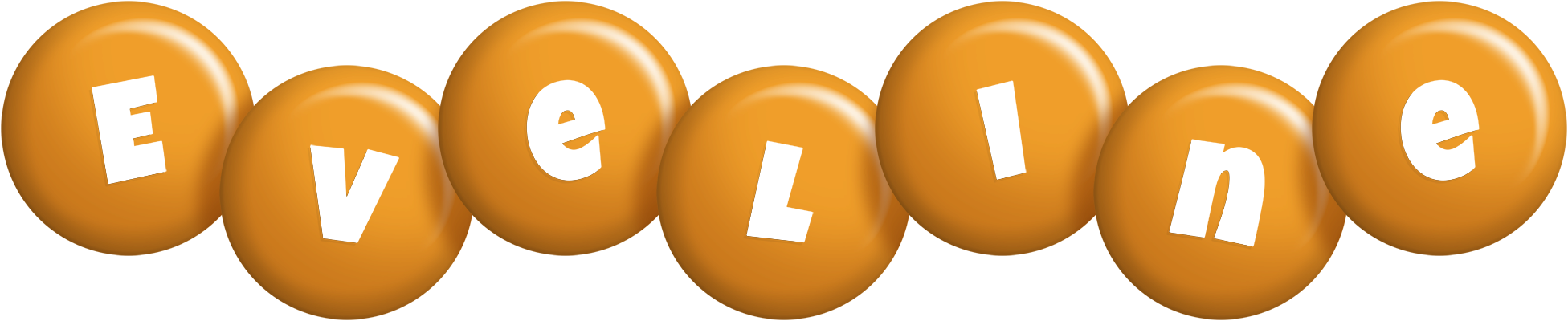 Eveline candy-orange logo