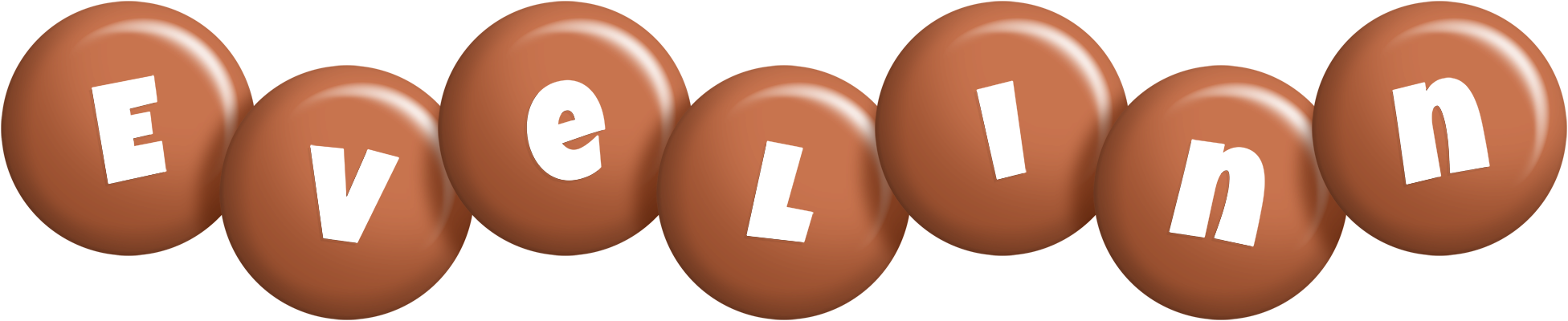 Evelinn candy-brown logo