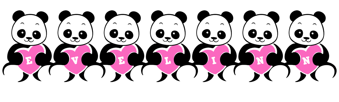 Evelinn love-panda logo