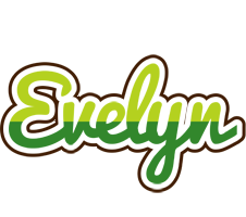 Evelyn golfing logo