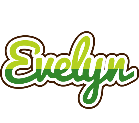 Evelyn golfing logo